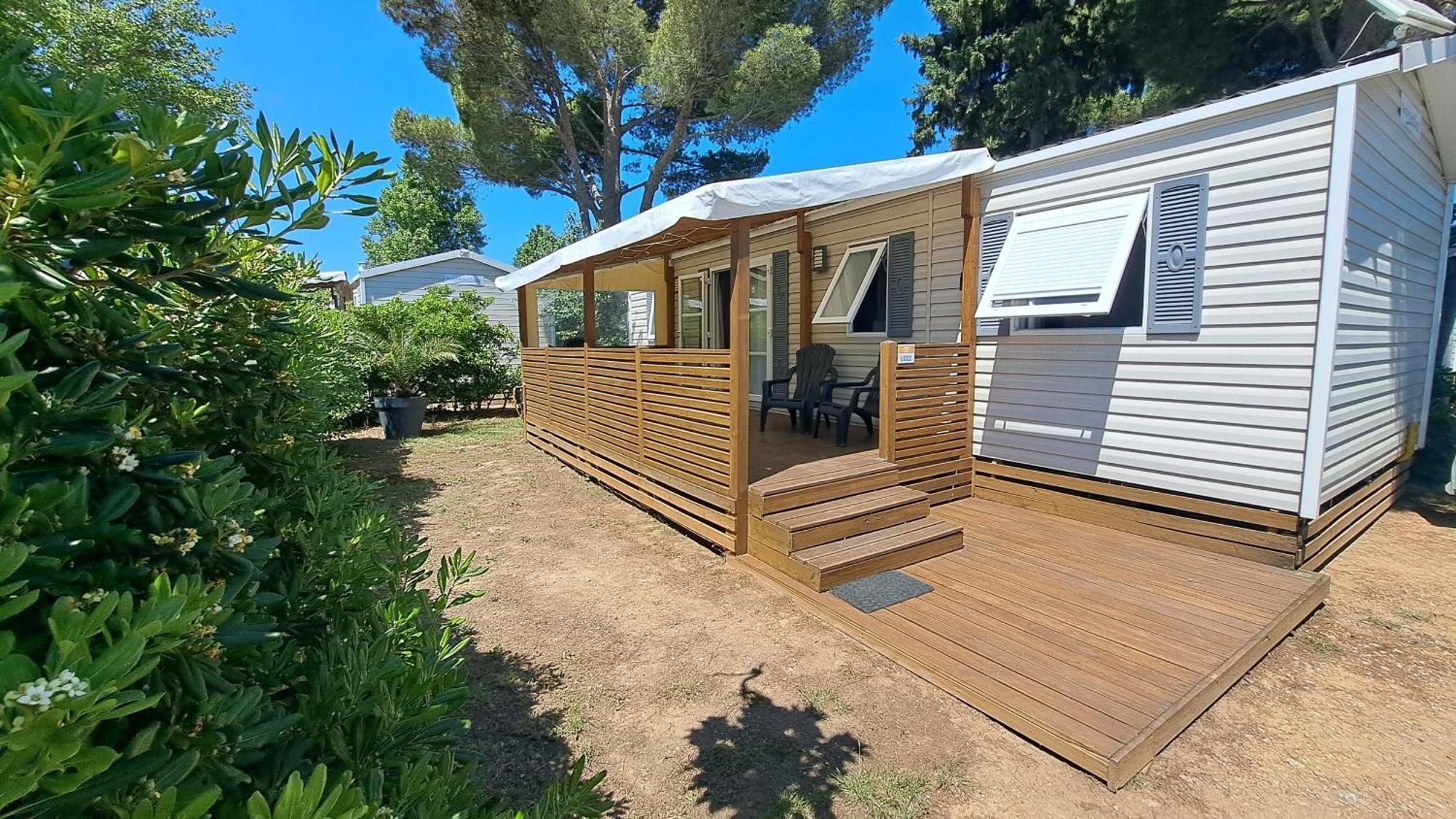 Mobile Home Climatise 3 Chambres A Narbonne Plage Exteriér fotografie